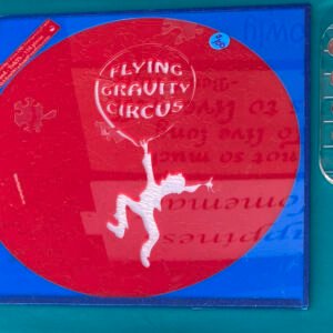 Flying Gravity Circus Red Acrylic custom puzzle made in Vermont